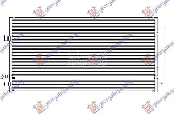 HLADNJAK KLIME 1.4i TURBO - 1. za Fiat 500 od 2000. do 2027. god.