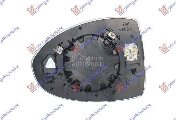 STAKLO RETROVIZORA SA GREJACEM za Fiat 500e od 2000. do 2027. god. - 297507611