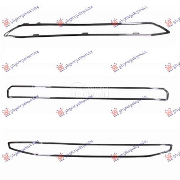 LAJSNE PVC MASKE HROM (SET 3 K za Ford EcoSport od 2000. do 2027. god.