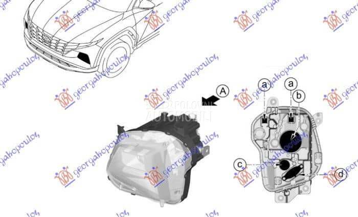 FAR (O) - TUCSON III (NX4E/NX4 za Hyundai Tucson od 2000. do 2027. god. - 375205132
