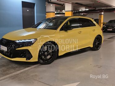 Audi RS3 SPORTBACK, Po dogovoru, 2025. Hečbek, Benzin | 2480 cm3, 11.900 km, 294kW (400 KS), Automatski / poluautomatski, 4/5 vrata, 5 sedišta, Novi Beograd