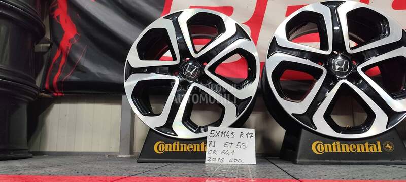 Aluminijumske felne  17" 5 x 114.3