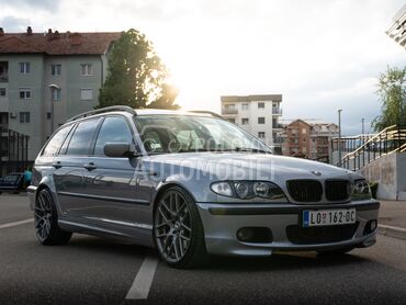 BMW 320d 320d M paket (može zamena), 5.250 €, 2004. Karavan, Dizel | 1995 cm3, 287.000 km, 110kW (150 KS), Automatski / poluautomatski, 4/5 vrata, 5 sedišta, Loznica