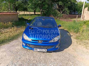 Peugeot 206 2.0 CC, 1.400 €, 2001. Kabriolet/Roadster, Benzin | 1997 cm3, 280.000 km, 100kW (136 KS), Manuelni 5 brzina, 2/3 vrata, 4 sedišta, Surdulica
