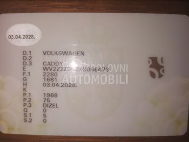 Volkswagen Caddy Maxi 2.0 TDI, 12.000 €, 2019. , 235.000 km, Dostavni kombi do 3.5t, Dizel, 1968 cm3, Manuelni menjač, Bački Petrovac
