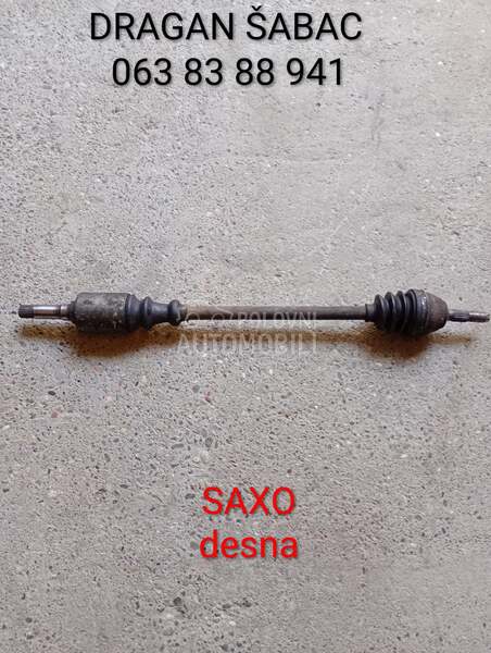 Poluosovina za Citroen Saxo od 1996. do 2004. god.