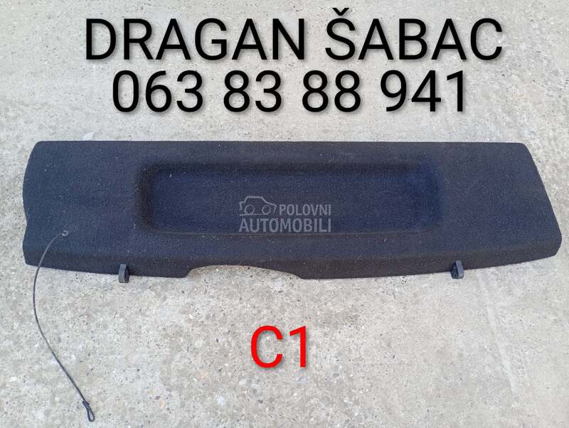 Polica gepeka za Citroen C1 od 2005. do 2014. god.
