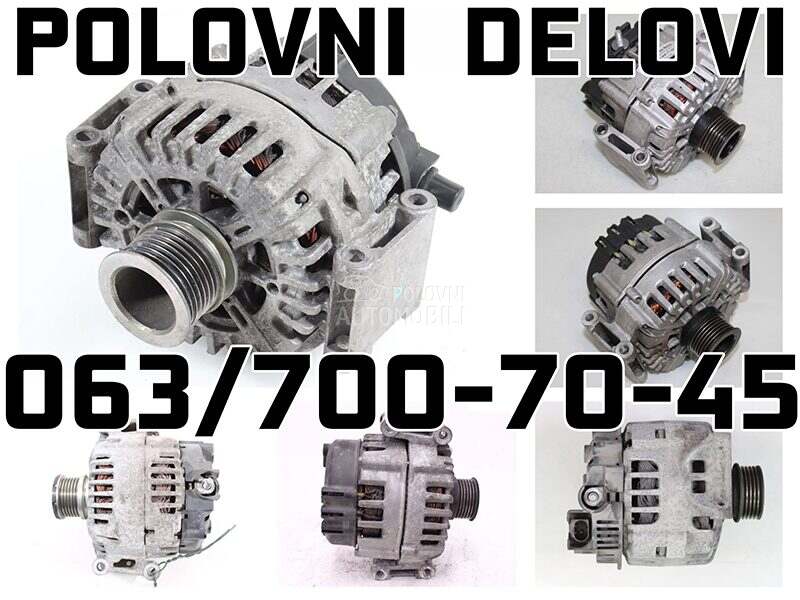 ALTERNATOR za Mercedes Benz A 160, A 170, A 180 ... od 2000. do 2022. god.