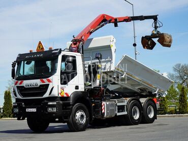 Iveco Trakker 360/Kran/IMP4214, 86.500 €, 2018. , 161.000 km, Kiper, Dizel, 8710 cm3, Automatski menjač, Inostranstvo