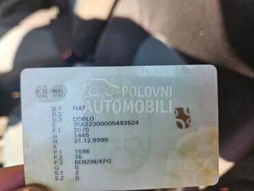 Fiat Doblo 1.6 CNG, 1.700 €, 2005. , 360.000 km, Van, Benzin + Metan (CNG), 1596 cm3, Manuelni menjač, Niš