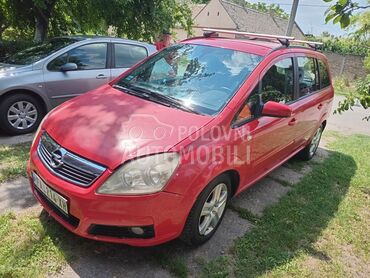 Opel Zafira Opel Zafira 1.8, 2.300 €, 2008. Monovolumen (MiniVan), Benzin + Gas (TNG) | 1789 cm3, 277.000 km, 103kW (140 KS), Manuelni 5 brzina, 4/5 vrata, 7 sedišta, Pančevo