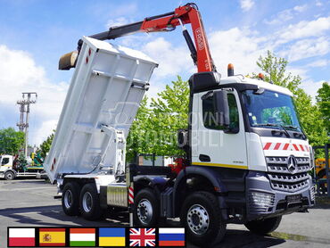 Mercedes Benz Arocs 3236 84 / FHM 0315, 102.800 €, 2020. , 140.000 km, Sanduk metalni, Dizel, 10680 cm3, Automatski menjač, Budapest