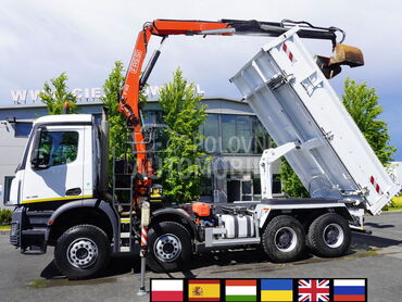 Mercedes Benz Arocs 3236 84 / FHM 0313, 109.900 €, 2020. , 90.000 km, Sanduk metalni, Dizel, 10680 cm3, Automatski menjač, Budapest