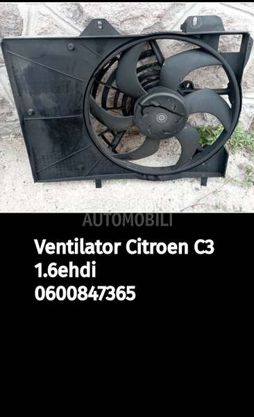 Ventilator hladnjaka za Citroen C3