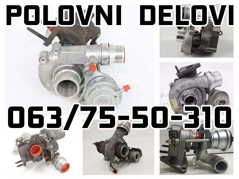 TURBINA za Renault Clio, Kangoo, Megane ... od 2002. do 2016. god.