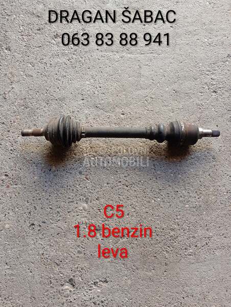 Poluosovina 2.0 benzin za Citroen C5 od 2001. do 2004. god.