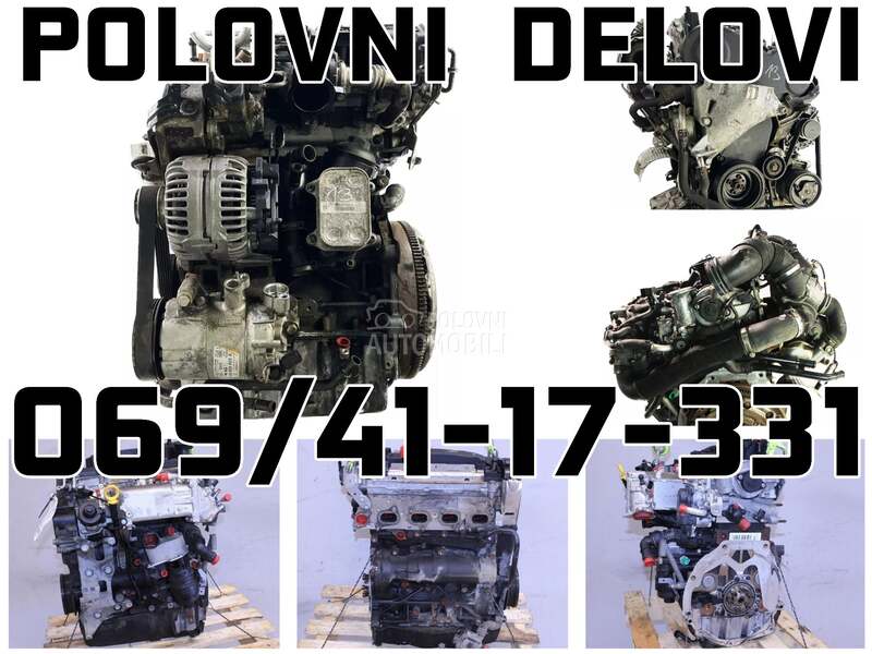 KOMPLETAN MOTOR za Škoda 105, Fabia, Octavia ... od 2006. do 2018. god.