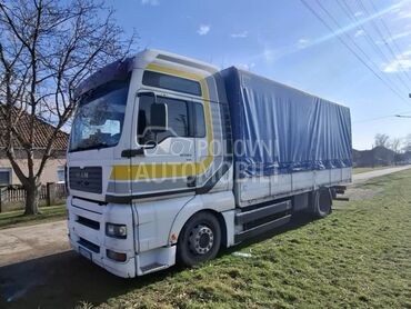 MAN TGA 410, 7.200 €, 2002. , 600.000 km, Sanduk sa ceradom, Dizel, 13000 cm3, Manuelni menjač, Omoljica