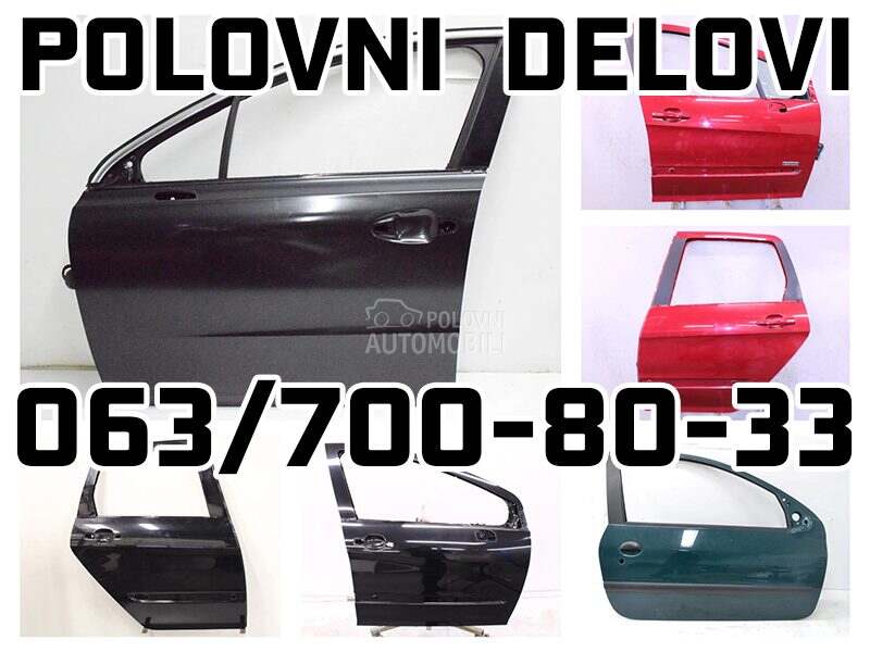 VRATA ZA VISE MODELA za Peugeot 206, 207, 3008 ... od 2000. do 2016. god.