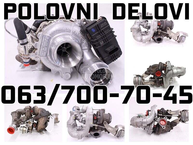 TURBINA ZA VISE MODELA za Mercedes Benz A 160, A 170, A 180 ... od 2003. do 2022. god.