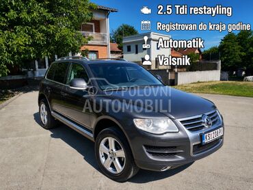 Volkswagen Touareg 2.5, 5.100 €, 2007. Džip/SUV, Dizel | 2461 cm3, 326.000 km, 128kW (174 KS), Automatski / poluautomatski, 4/5 vrata, 5 sedišta, Varvarin