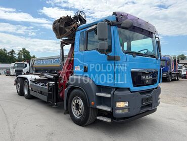 MAN TGS 26.440 ABROL KRAN, 38.500 €, 2008. , 507.442 km, Auto podizač sa kontejnerom, Dizel, 10518 cm3, Manuelni menjač, Valjevo