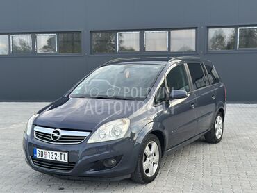 Opel Zafira 1.6 ben-tng, 2.650 €, 2008. Monovolumen (MiniVan), Benzin + Gas (TNG) | 1598 cm3, 237.192 km, 85kW (116 KS), Manuelni 5 brzina, 4/5 vrata, 7 sedišta, Valjevo