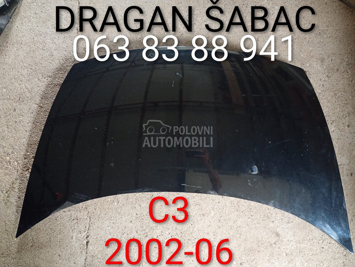 Hauba za Citroen C3 od 2001. do 2006. god.