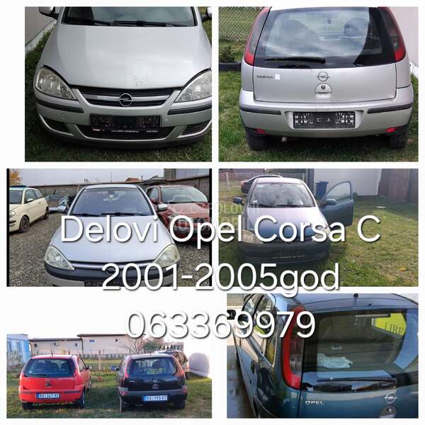 Svi delovi za Opel Corsa C, Astra G, Astra H od 2001. do 2005. god.