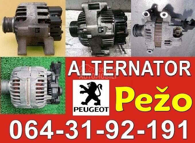ALTERNATOR za Peugeot 1007, 106, 206 ...