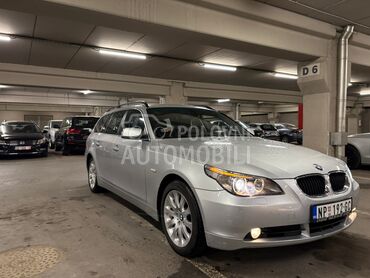 BMW 525 2.5DvrhAutom. (može zamena), 3.850 €, 2006. Karavan, Dizel | 2497 cm3, 275.850 km, 130kW (177 KS), Automatski / poluautomatski, 4/5 vrata, 5 sedišta, Kragujevac