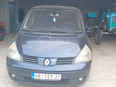 Renault Espace 1.9, 2.500 €, 2004. Monovolumen (MiniVan), Dizel | 1870 cm3, 260.000 km, 88kW (120 KS), Manuelni 6 brzina, 4/5 vrata, 5 sedišta, Vranje