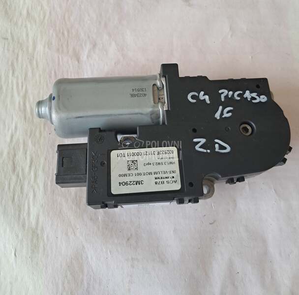 motor elektricnog panorama krova za Citroen C4 Grand Picasso, C4 Picasso od 2013. do 2019. god. - 402523E