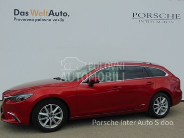 Mazda 6, 10.990 €, 2018. Karavan, Dizel | 2191 cm3, 124.619 km, 129kW (175 KS), Automatski / poluautomatski, 4/5 vrata, 5 sedišta, Novi Sad