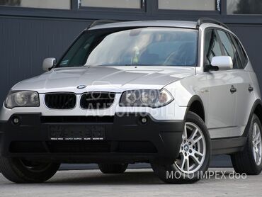 BMW X3 2.0 D / 4x4 / REG, 5.590 €, 2005. Džip/SUV, Dizel | 1995 cm3, 217.000 km, 110kW (150 KS), Manuelni 6 brzina, 4/5 vrata, 5 sedišta, Valjevo