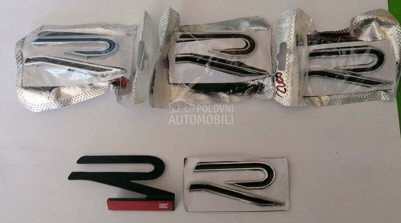 R oznaka maske i gepeka za Volkswagen Golf 8