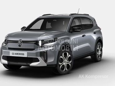Citroen C3 Aircross PLUS MHEV 1.2L 145, 24.300 €, 2026. Džip/SUV, Hibridni pogon (benzin) | 1199 cm3, 1 km, 100kW (136 KS), Automatski / poluautomatski, 4/5 vrata, 5 sedišta, Beograd