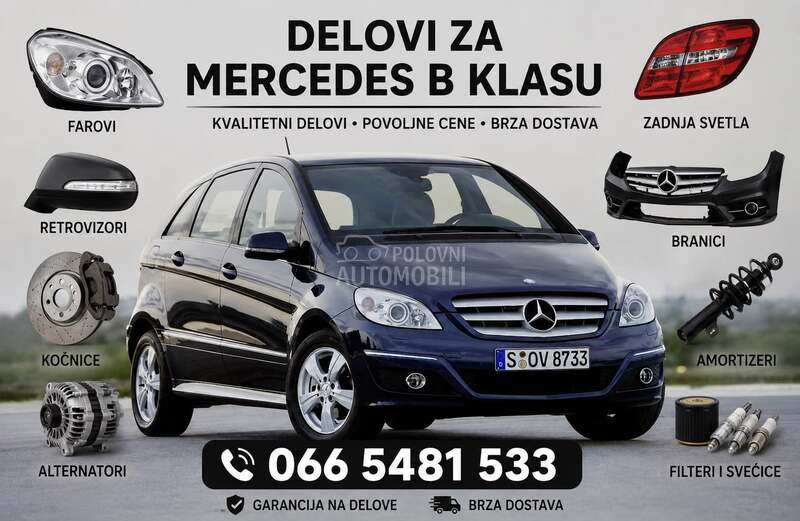 Mercedes Benz B Klasa Kompletan auto u delovima - kompletan auto u delovima