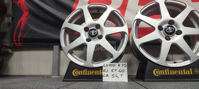 Aluminijumske felne 15" 4 x 100