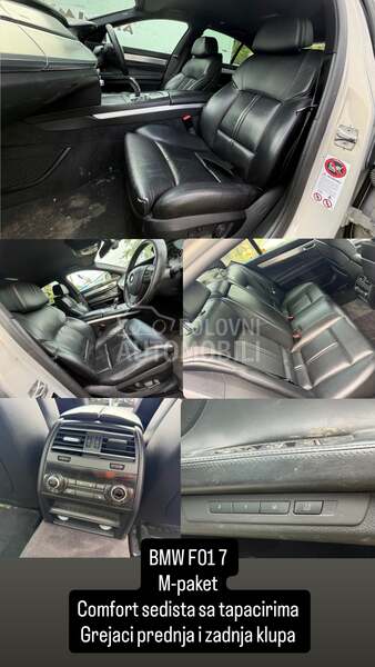 Comfort sedista M-paket F01 za BMW Serija 7 od 2008. do 2015. god.