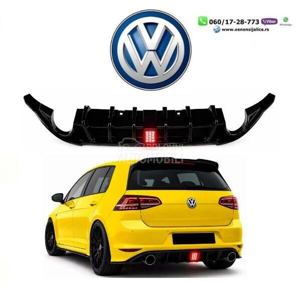 Difuzor led GTI/R golf 7.5 za Volkswagen Golf 7