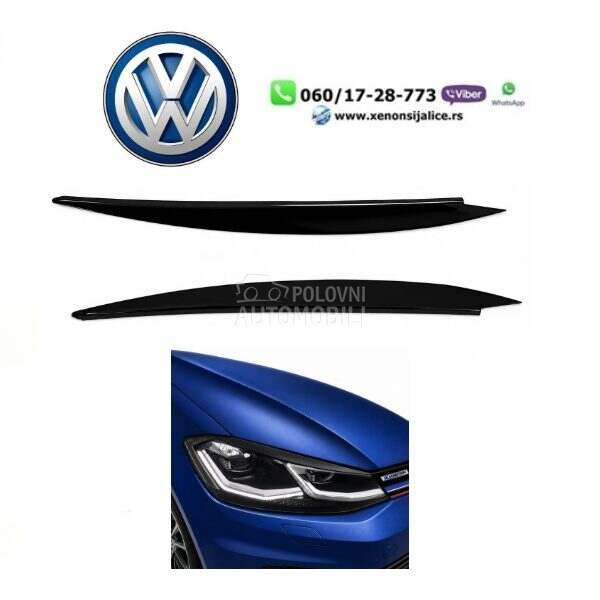 Obrve za farove GTI/R za Volkswagen Golf 7