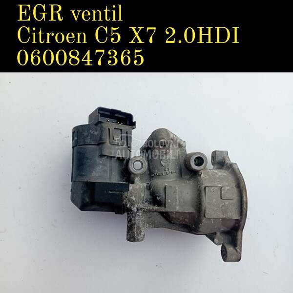 EGR ventil za Citroen C5 od 2008. do 2018. god.