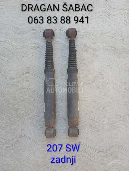 Amortizer zadnji za Peugeot 207 od 2006. do 2014. god.