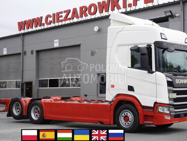 Scania R540-6x2/FHM-0444, 56.000 €, 2021. , 700.000 km, Šasija s kabinom, Dizel, 12742 cm3, Automatski menjač, Budapest