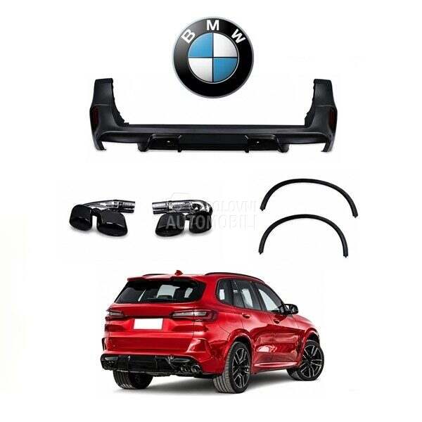 Zadnji body kit G05 za BMW X5 M od 2018. do 2023. god.