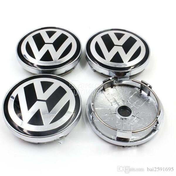 Cepovi za felne 60mm za Volkswagen Passat B8, Golf 5, Golf 6 ...