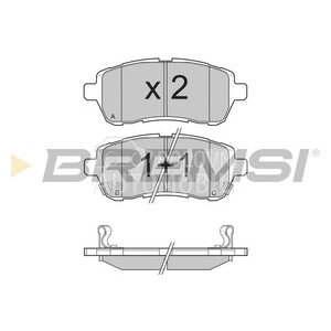 BREMSI BP3316-BMS PLOCICE PRED