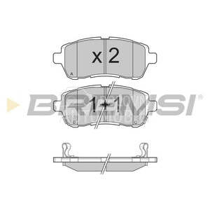 BREMSI BP3316-BMS PLOCICE PRED