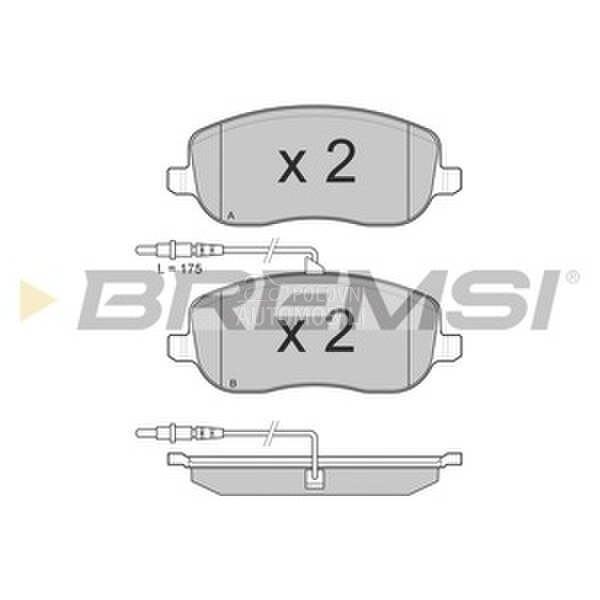 BREMSI BP3028-BMS PLOCICE PRED